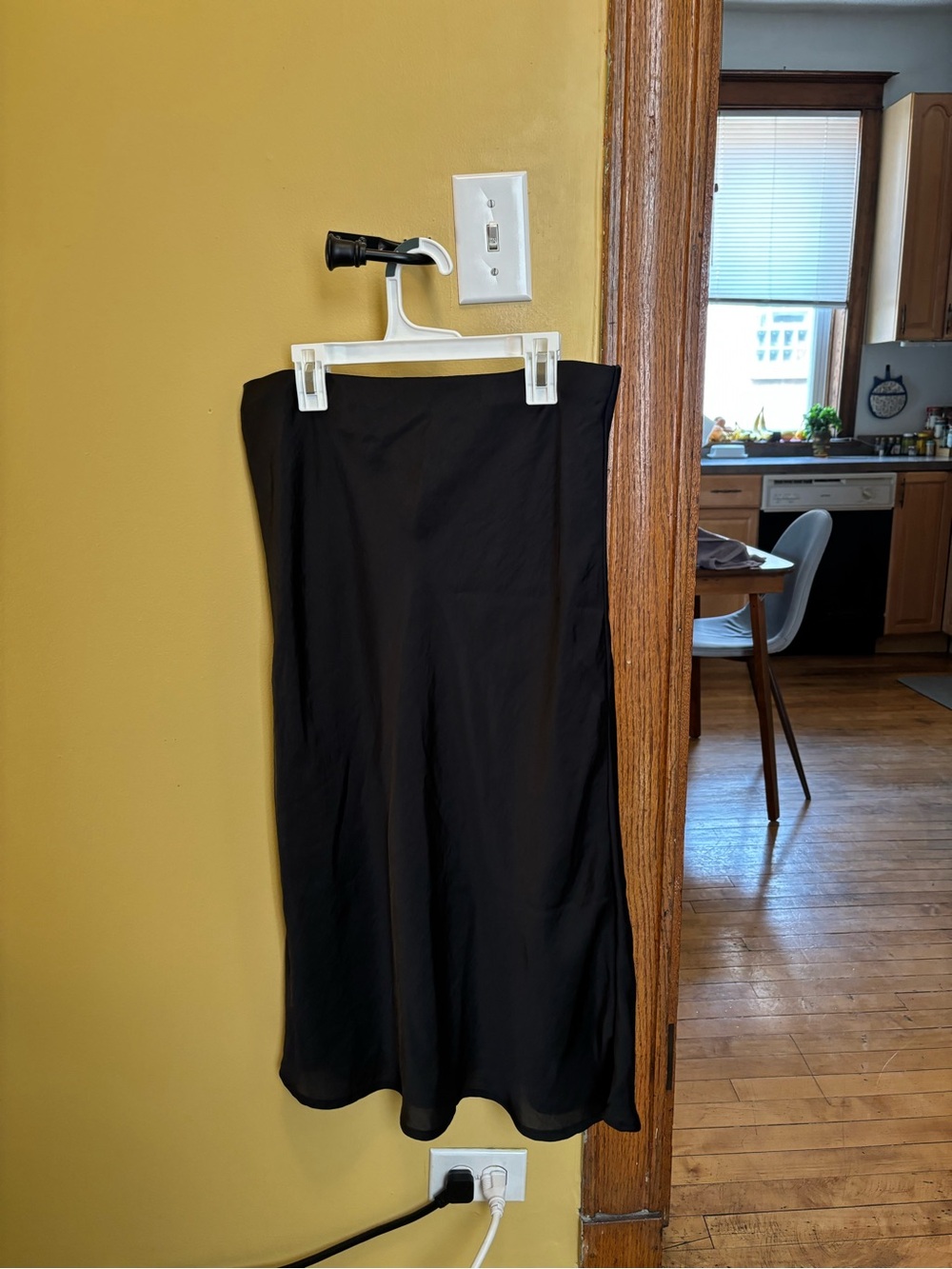 NWT Black Women's Midi Skirt
